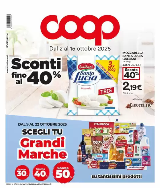 Sconti fino al 40%