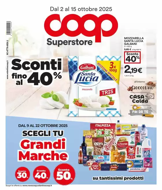Sconti fino al 40%