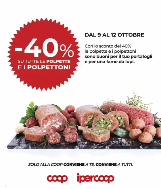 Sconti fino al 40%