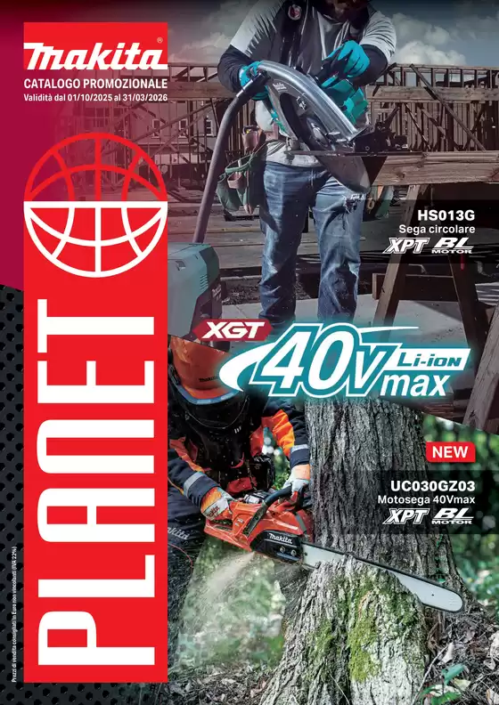 Validità dal 01/10/2025 al 31/03/2026