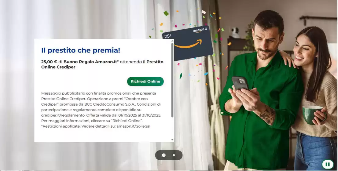 Il prestito che premia!