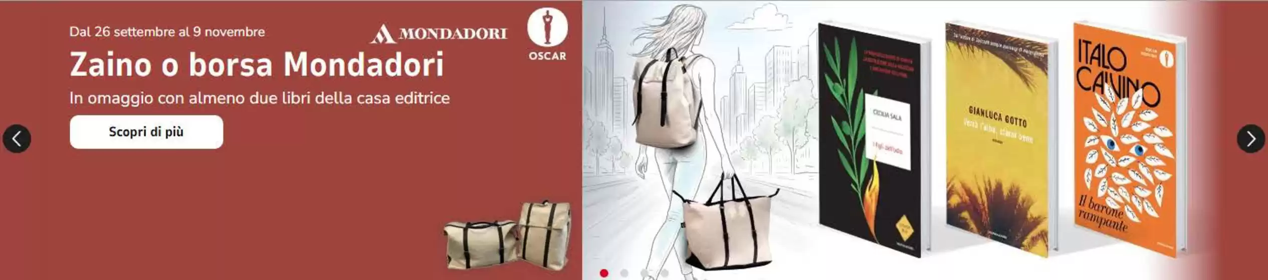 Zaino o borsa Mondadori