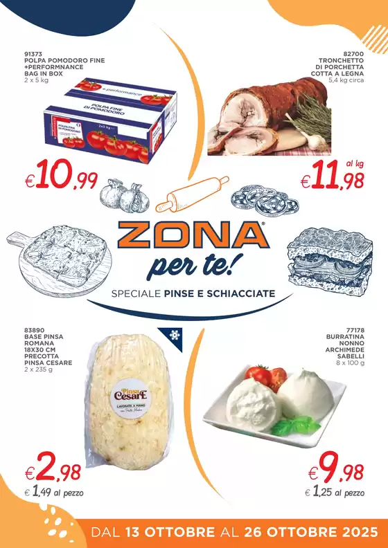 Zona per te! Speciale pinse e schiacciate