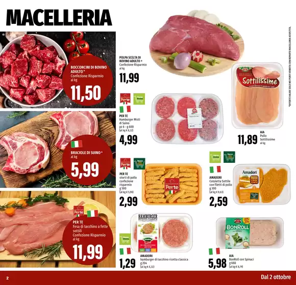OFFERTISSIME fino al 15 ottobre