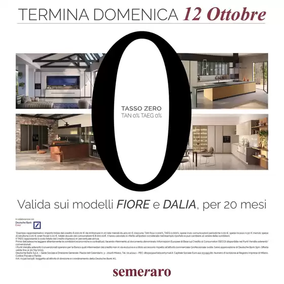 Termina domenica 12 ottobre