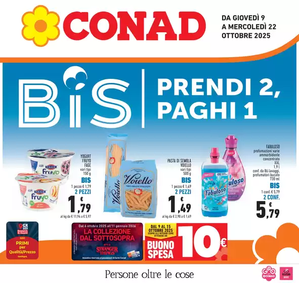 BIS prendi 2, paghi 1