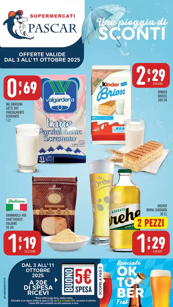Una pioggia di sconti