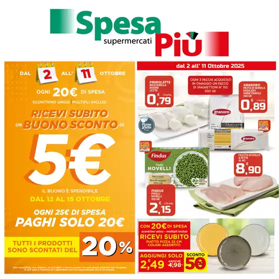 Dal 2 all' 11 ottobre