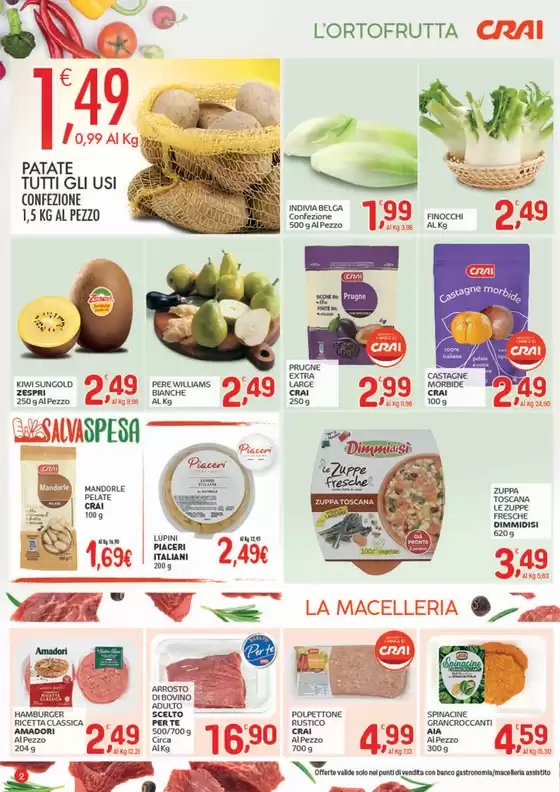 Sottocosto freschi