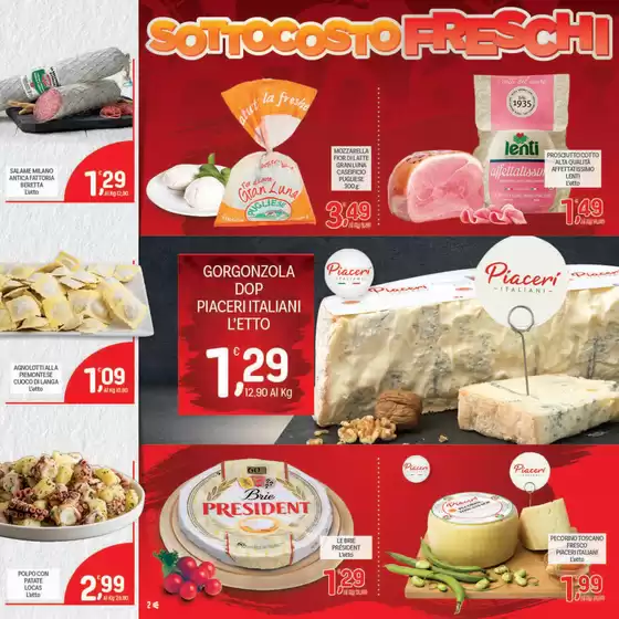 Sottocosto freschi