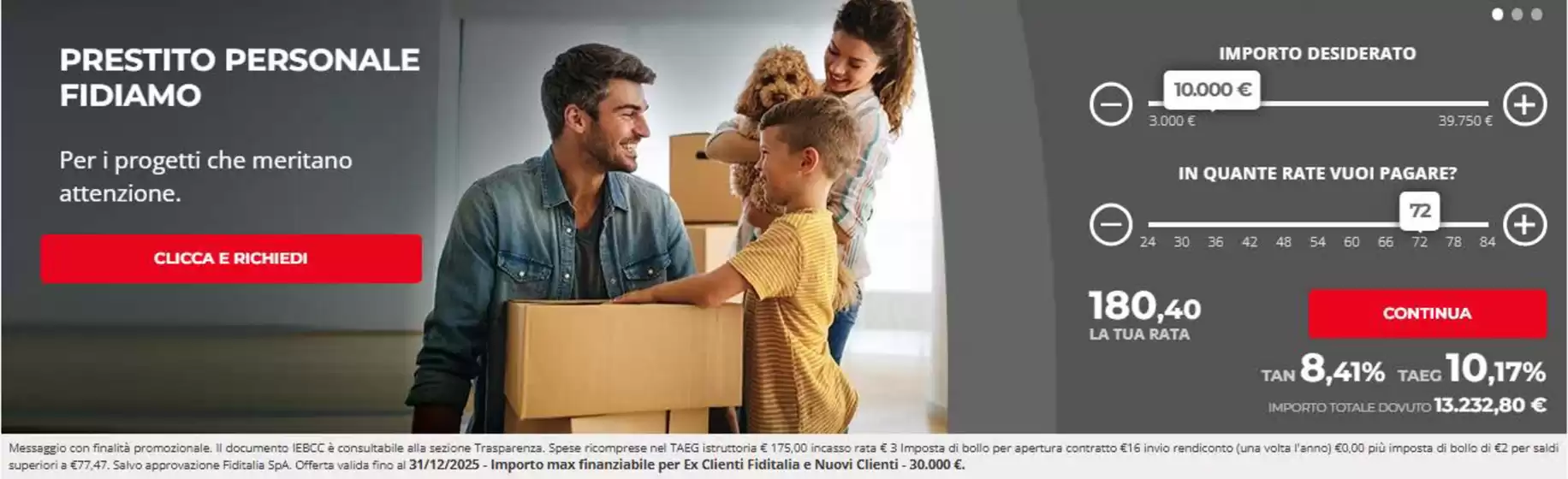 Prestito personale fidiamo