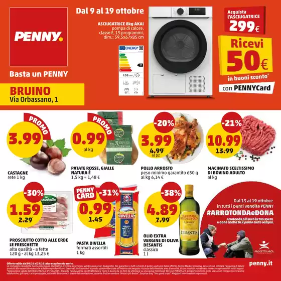 Volantino PENNY a Lonato del Garda | Dal 9 al 19 ottobre | 2025-10-09T00:00:00.000Z - 2025-10-19T00:00:00.000Z