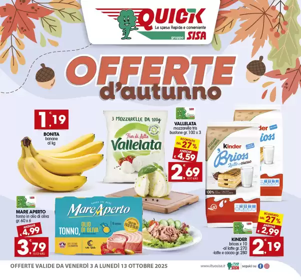 Offerte d'autunno