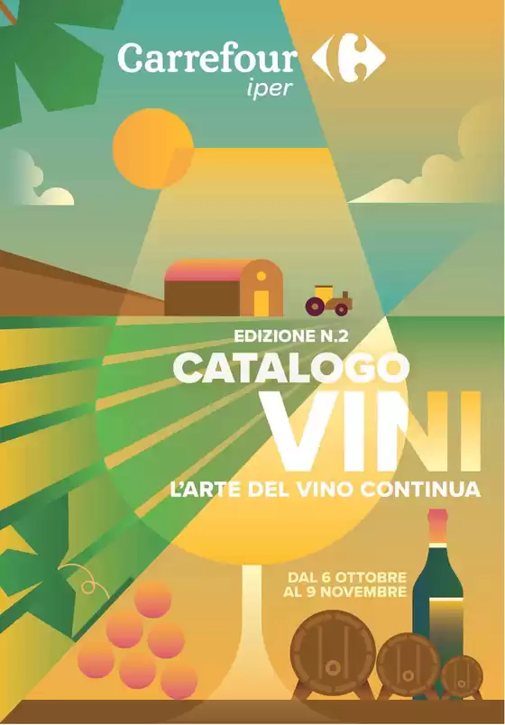 Volantino Carrefour Ipermercati | Catalogo Vini | 2025-10-06T00:00:00.000Z - 2025-11-09T00:00:00.000Z