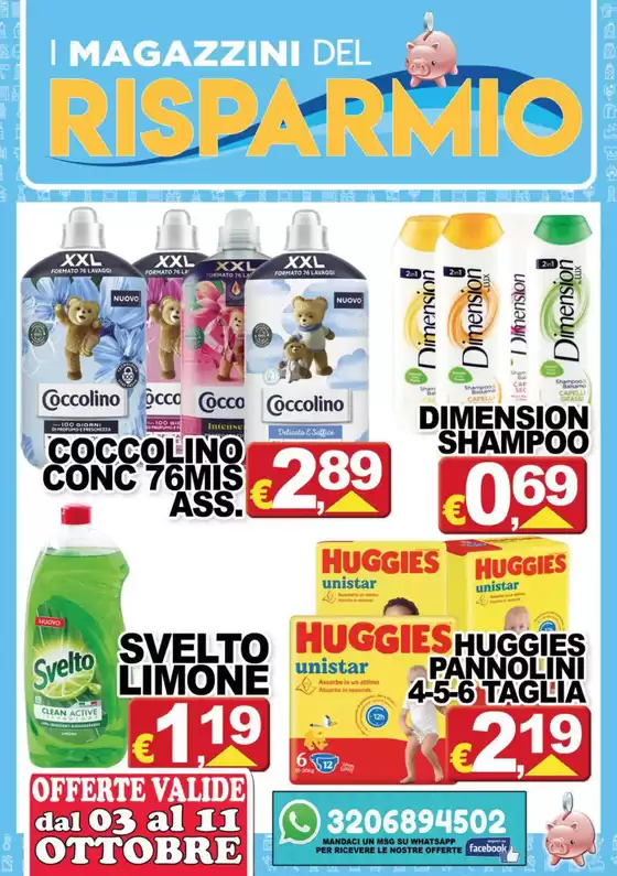 Offerte valide dal 03 al 11 OTTOBRE