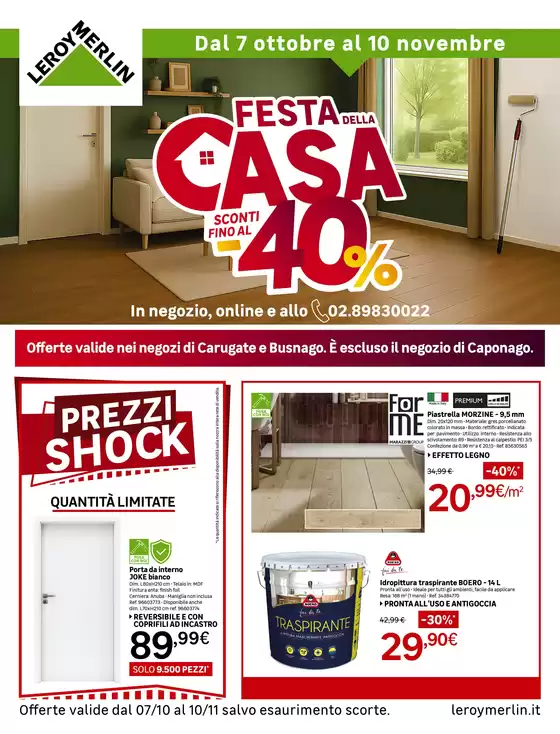 Festa della casa da Leroy Merlin!