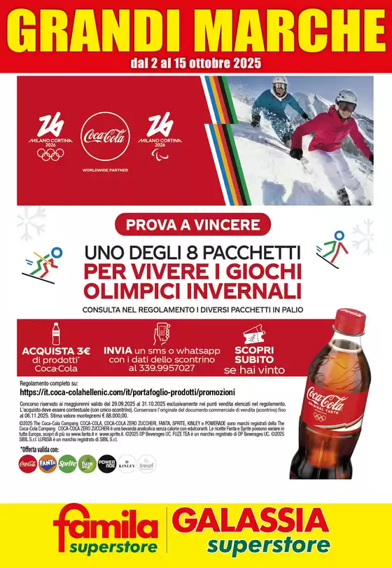 Grandi Marche Superstore dal 2 al 15 ottobre
