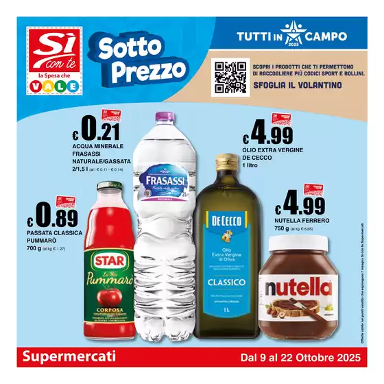 Volantino Si con te supermercati a Breno | Sotto Prezzo | 2025-10-09T00:00:00.000Z - 2025-10-22T00:00:00.000Z