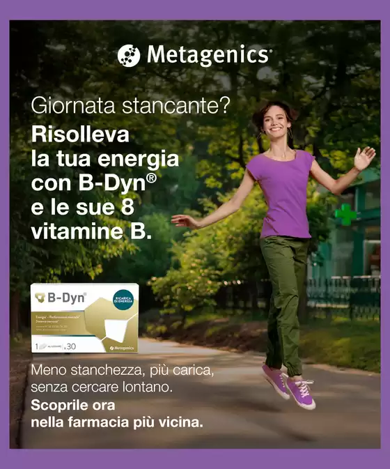 Volantino Metagenics a Bolsena | B-Dyn® | 2025-10-15T00:00:00.000Z - 2025-11-15T00:00:00.000Z
