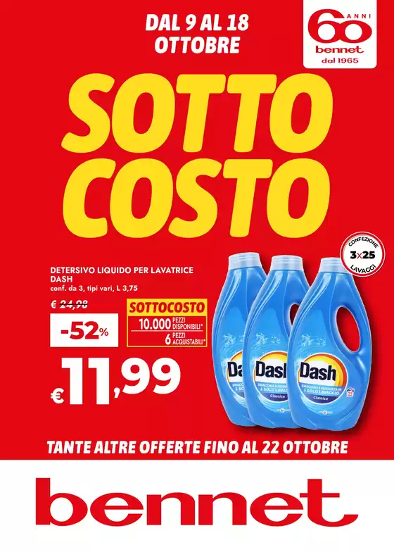 Volantino Bennet a Vico Equense | Sottocosto | 2025-10-09T00:00:00.000Z - 2025-10-18T00:00:00.000Z
