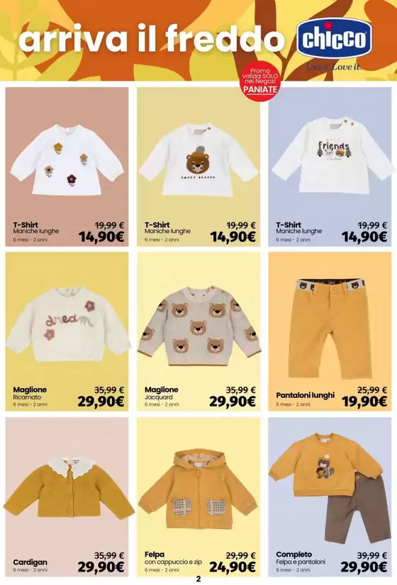 Offerte valide dal 2 al 26 ottobre 