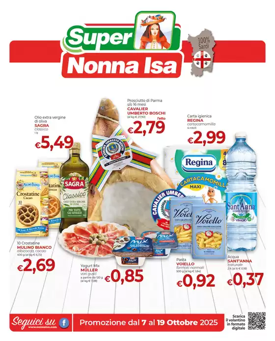 Promozione dal 7 al 19 Ottobre 2025