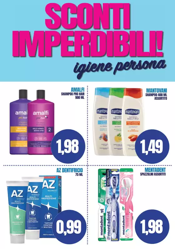 SCONTI IMPERDIBILI!