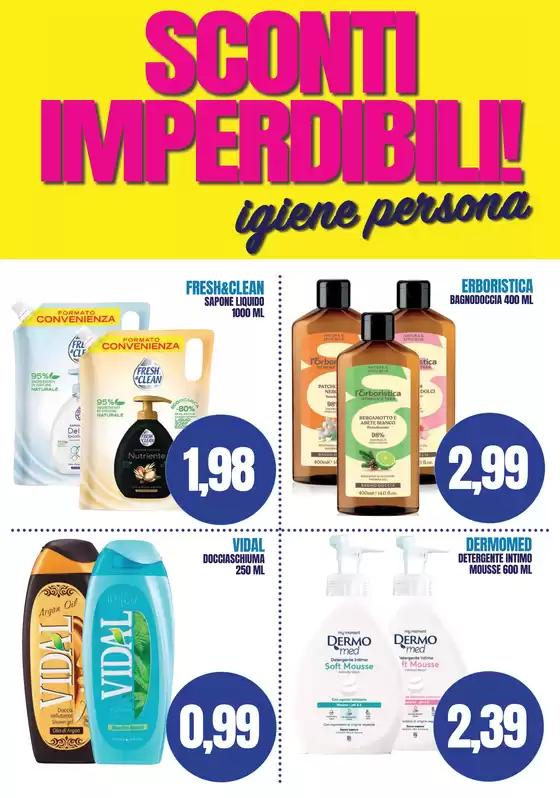 SCONTI IMPERDIBILI!
