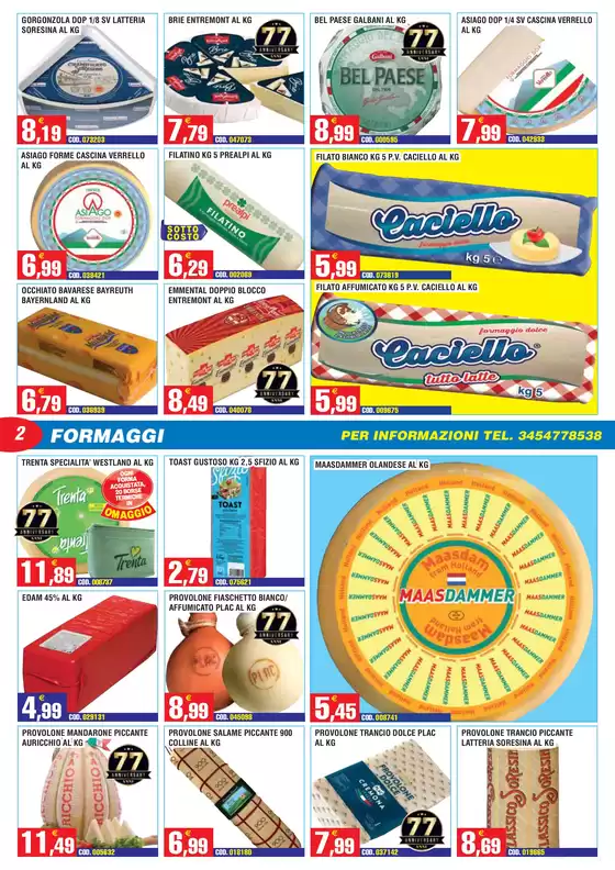 Promozione dal 6 al 18 ottobre 2025