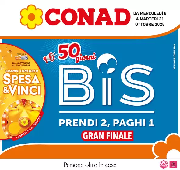 Volantino Conad a Boltiere | 50 giorni BIS | 2025-10-08T00:00:00.000Z - 2025-10-21T00:00:00.000Z