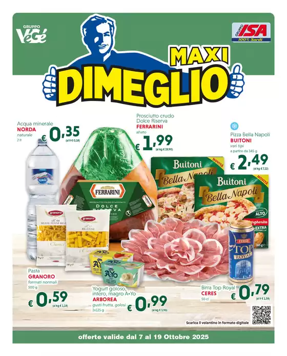 Offerte valide dal 7 al 19 Ottobre 2025