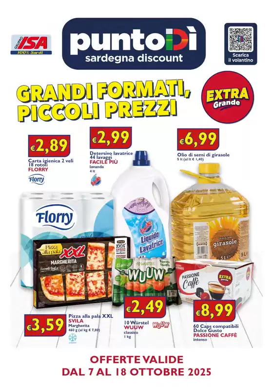 Volantino PuntoDì a L'Aquila | Grandi formati, piccoli prezzi | 2025-10-07T00:00:00.000Z - 2025-10-18T00:00:00.000Z