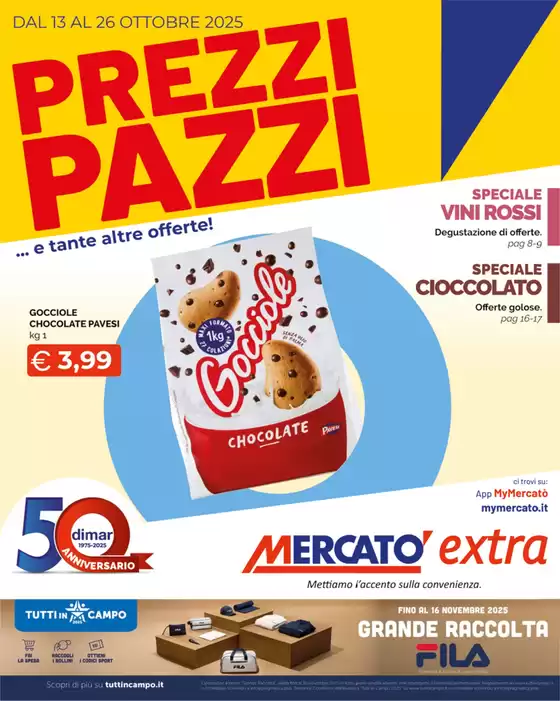 Volantino Mercatò Extra | Prezzi pazzi | 2025-10-13T00:00:00.000Z - 2025-10-26T00:00:00.000Z