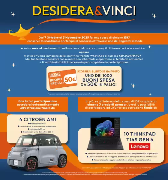 Offerte da capogiro