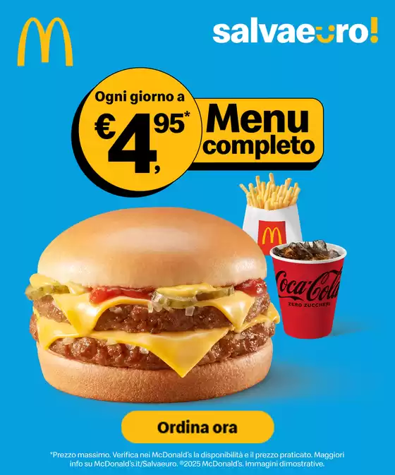 Volantino McDonald's | Double Cheeseburger® Menu | 2025-10-12T00:00:00.000Z - 2025-11-01T00:00:00.000Z