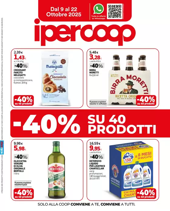 40% su 40 prodotti