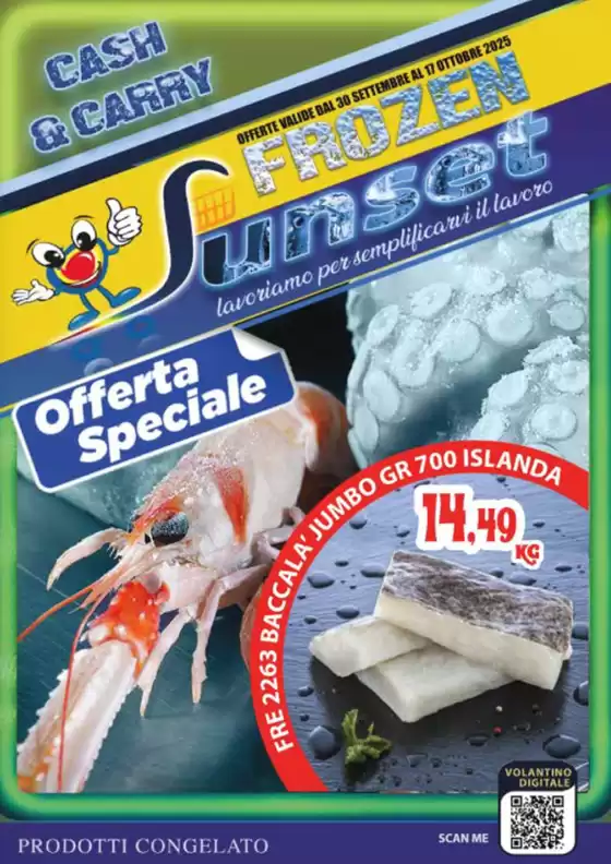 Volantino Sunset Cash&Carry a Giaveno | Offerta speciale | 2025-10-07T00:00:00.000Z - 2025-10-17T00:00:00.000Z