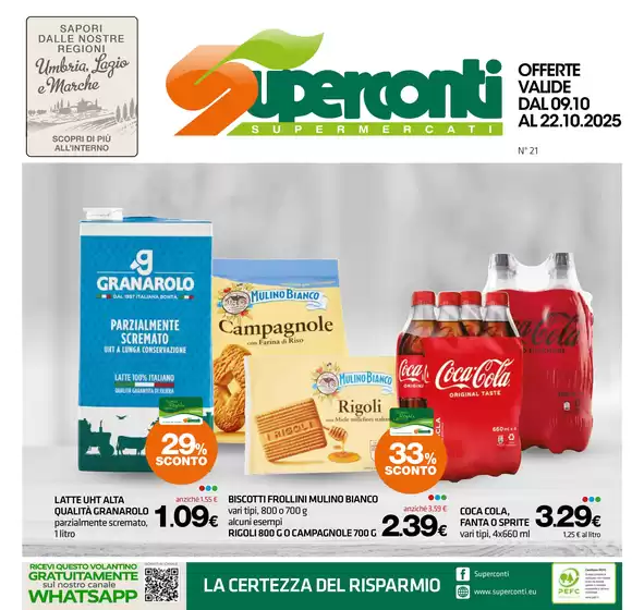 OFFERTE VALIDE DAL 09.10 AL 22.10.2025