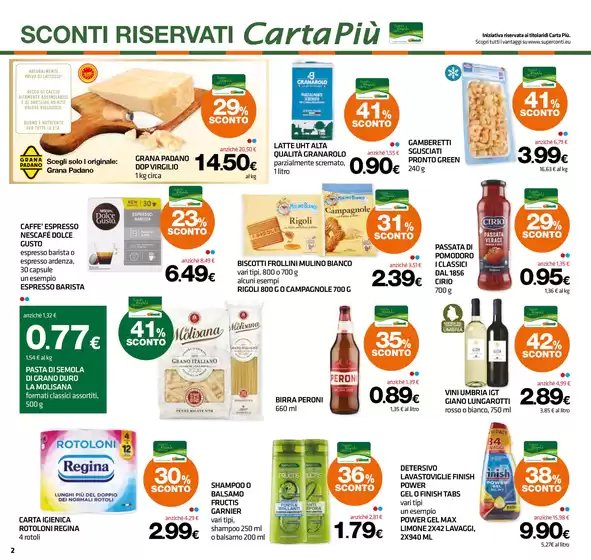 OFFERTE VALIDE DAL 09.10 AL 22.10.2025 