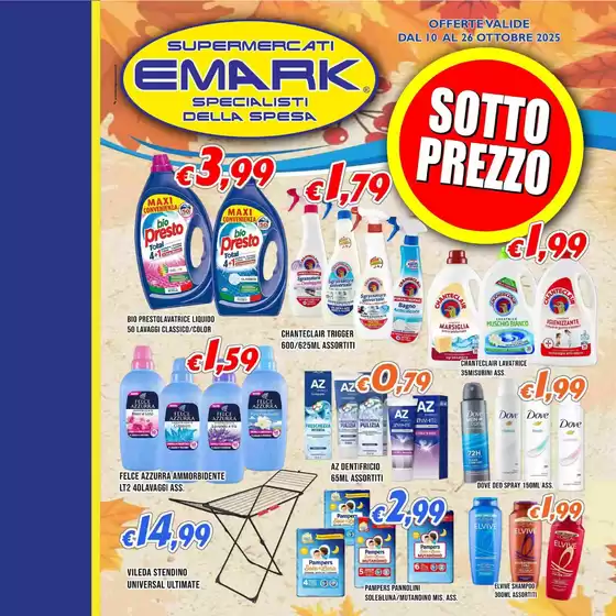 Volantino Supermercati Emark a Praia a Mare | Sottoprezzo | 2025-10-08T00:00:00.000Z - 2025-10-26T00:00:00.000Z