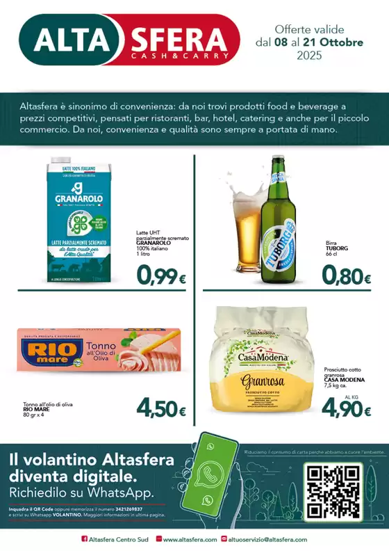 Offerte valide dal 8 al 21 ottobre 2025