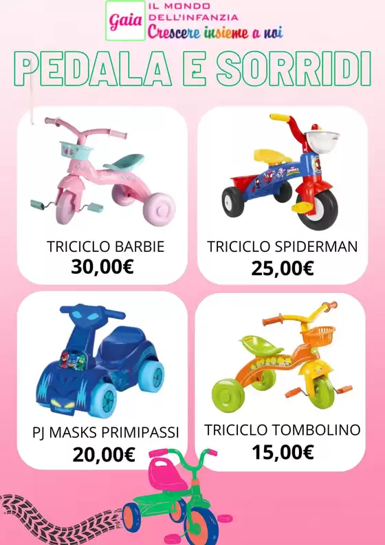 Volantino Sanitaria Gaia a Giussano | Pedala e sorridi | 2025-10-08T00:00:00.000Z - 2025-10-19T00:00:00.000Z