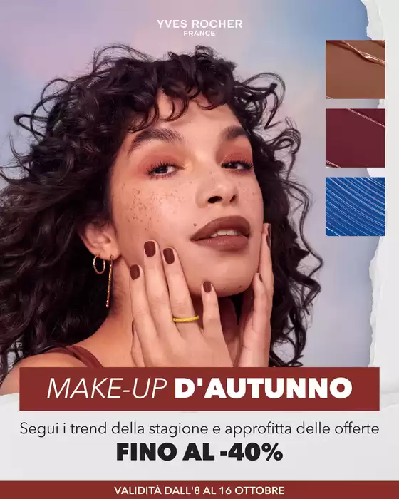 Volantino Yves Rocher a Giussano | MAKE-UP D'AUTUNNO | 2025-10-08T00:00:00.000Z - 2025-10-16T00:00:00.000Z