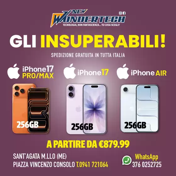 Volantino New Wondertech a Casandrino |  GLI INSUPERABILI!!! | 2025-10-08T00:00:00.000Z - 2025-10-13T00:00:00.000Z
