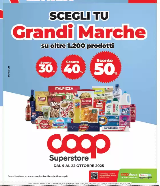 Volantino Coop a Bondeno | Grandi marche | 2025-10-09T00:00:00.000Z - 2025-10-22T00:00:00.000Z