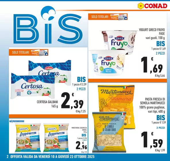BIS, PRENDI 2 PAGHI 1