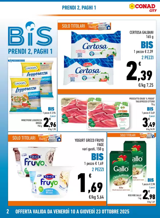 BIS, PRENDI 2 PAGHI 1