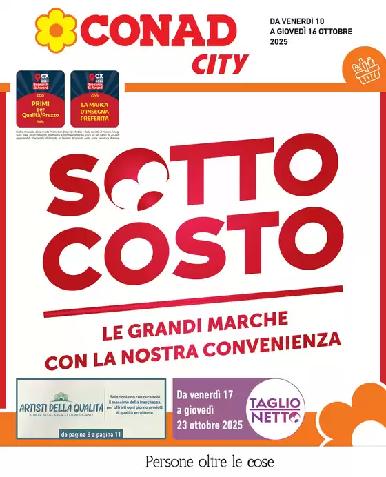Volantino Conad City a Coriano | Sottocosto | 2025-10-10T00:00:00.000Z - 2025-10-16T00:00:00.000Z