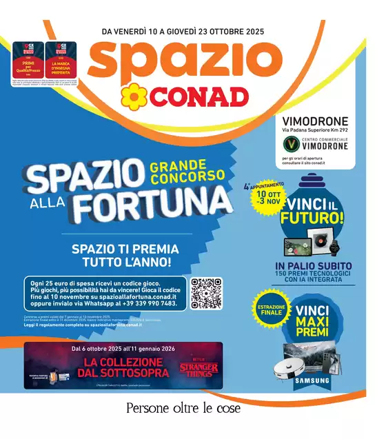 Volantino Spazio Conad a Cinte Tesino | Spazio all fortuna | 2025-10-10T00:00:00.000Z - 2025-10-23T00:00:00.000Z