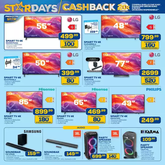 StarDays - Cashback